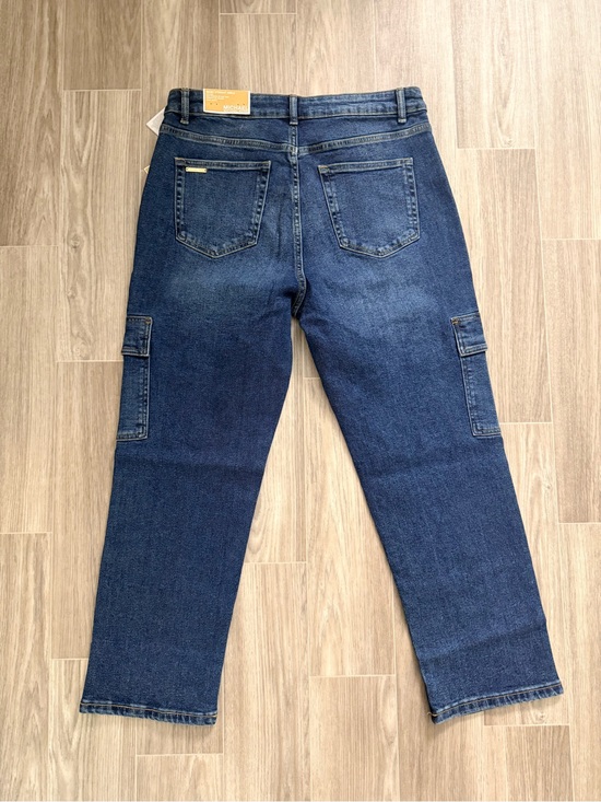 Michael Kors Denim - Michael Kors Straight Cropped High Rise Cargo Jeans - Selma